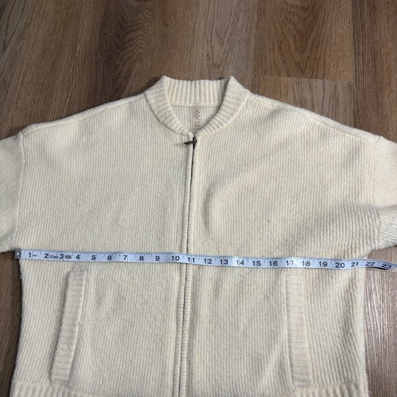 Rhone women's Westside Full Zip Cardigan Sweater size M medium sand stone ivory - Picture 12 of 12